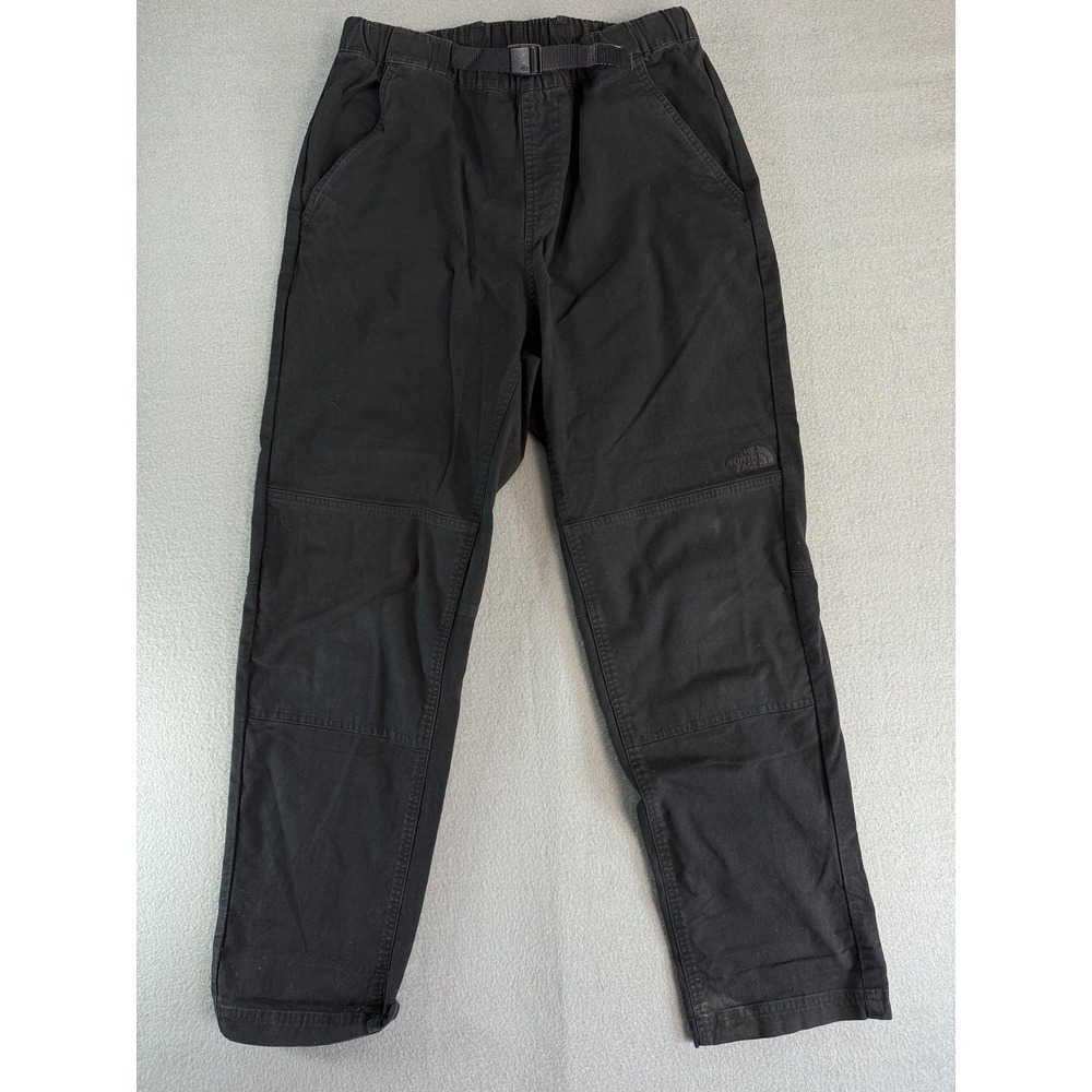 The North Face Paramount Trail Pants Womens S Black Twill Belted Casual Hiking